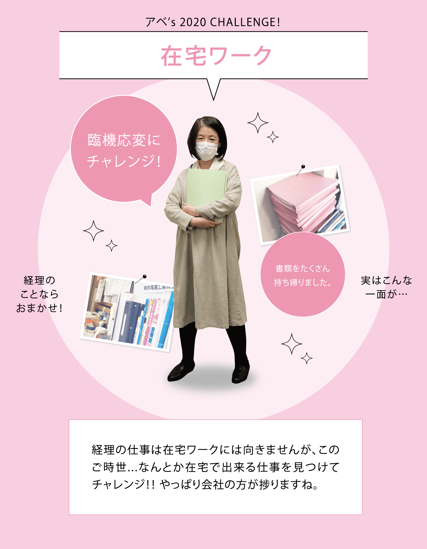 アベ’s 2020 CHALLENGE！ 在宅ワーク