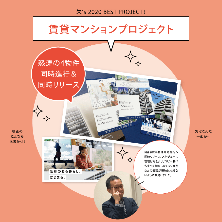 朱’s 2020 BEST PROJECT！ 賃貸マンションプロジェクト