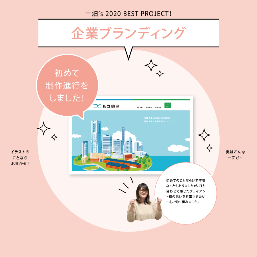 土畑’s 2020 BEST PROJECT！ 企業ブランディング