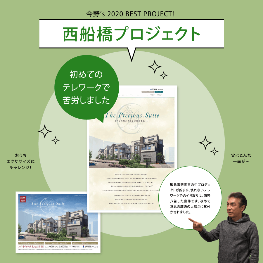 今野’s 2020 BEST PROJECT！ 西船橋プロジェクト